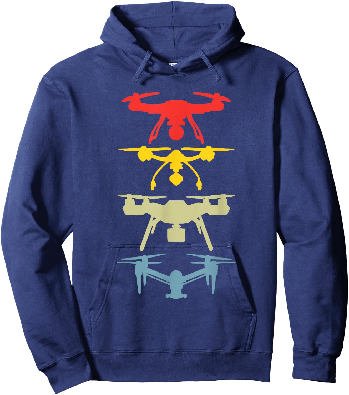 Drone Operator Quadcopter Racer FPV Racing Drone PIlot Hoodie - Hoodie | Navy