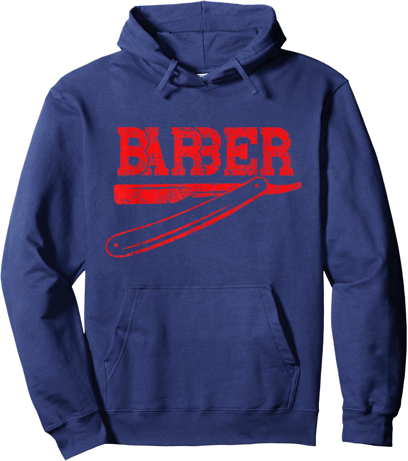 Barber Job Barbershop Hobby Barbers Barber Hoodie - Hoodie | Navy