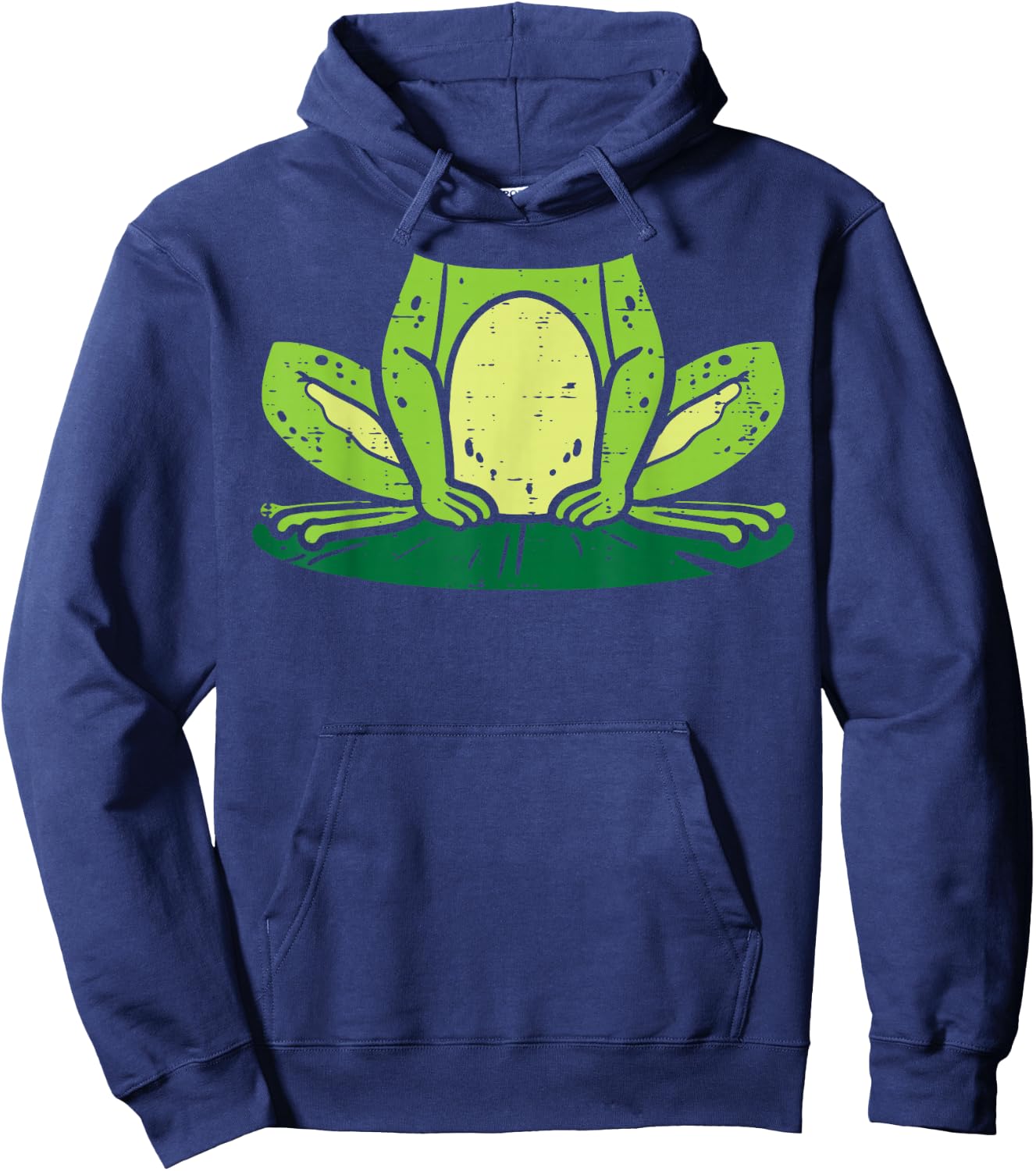 Frog Costume Funny Halloween Animal Men Women Boys Girls Hoodie - Hoodie | Navy