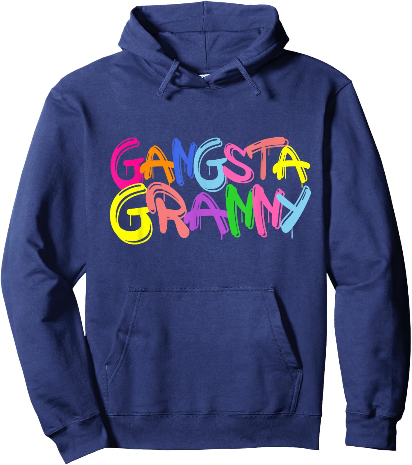 Gangsta Granny Gangster Grandmother Grandma Grammy Hoodie - Hoodie | Navy