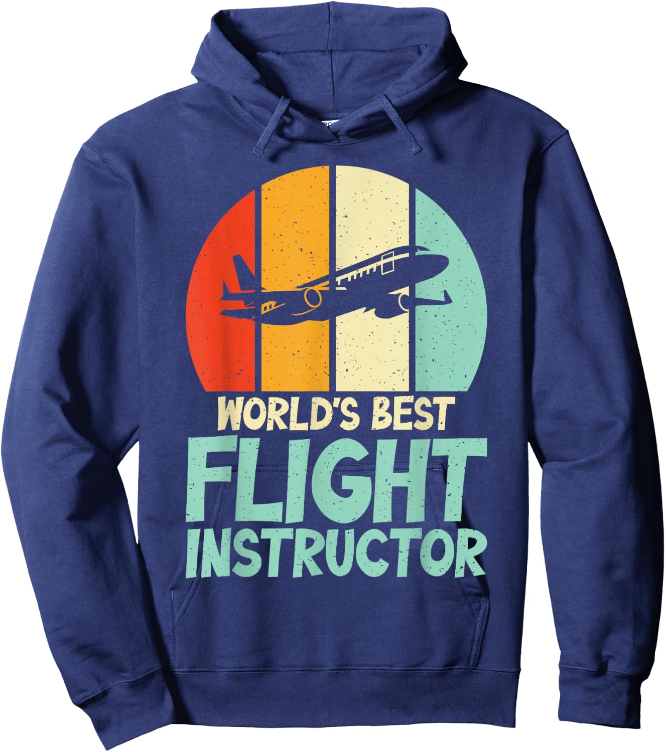 Worlds best Flight Instructor Hoodie - Hoodie | Navy