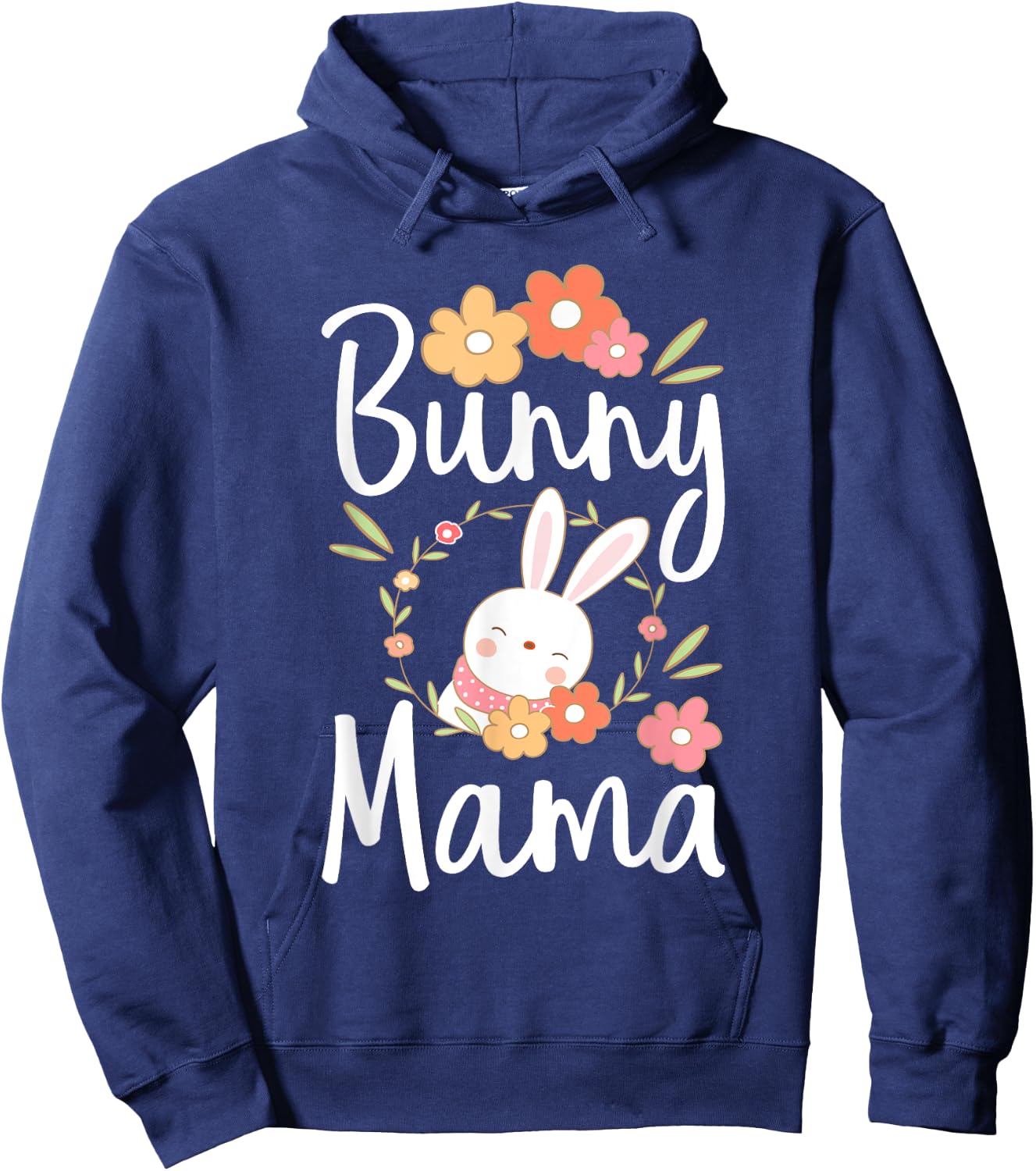 Bunny Mama - Rabbit Lover Zookeeper Farmer Veterinarian Hoodie - Hoodie | Navy