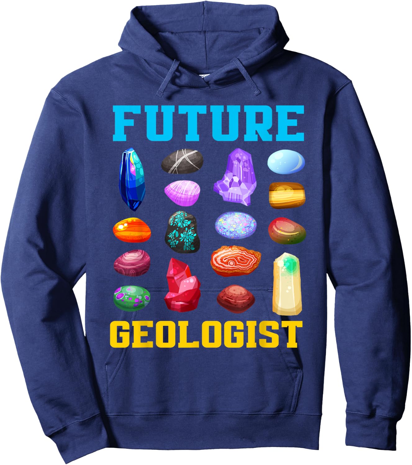 Future Geologist Student Earth Science Funny Geology Hoodie - Hoodie | Navy
