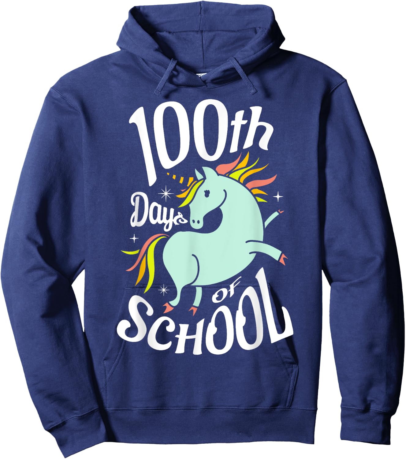 100th days of school for a 100 days of School 100th day Hoodie - Hoodie | Navy