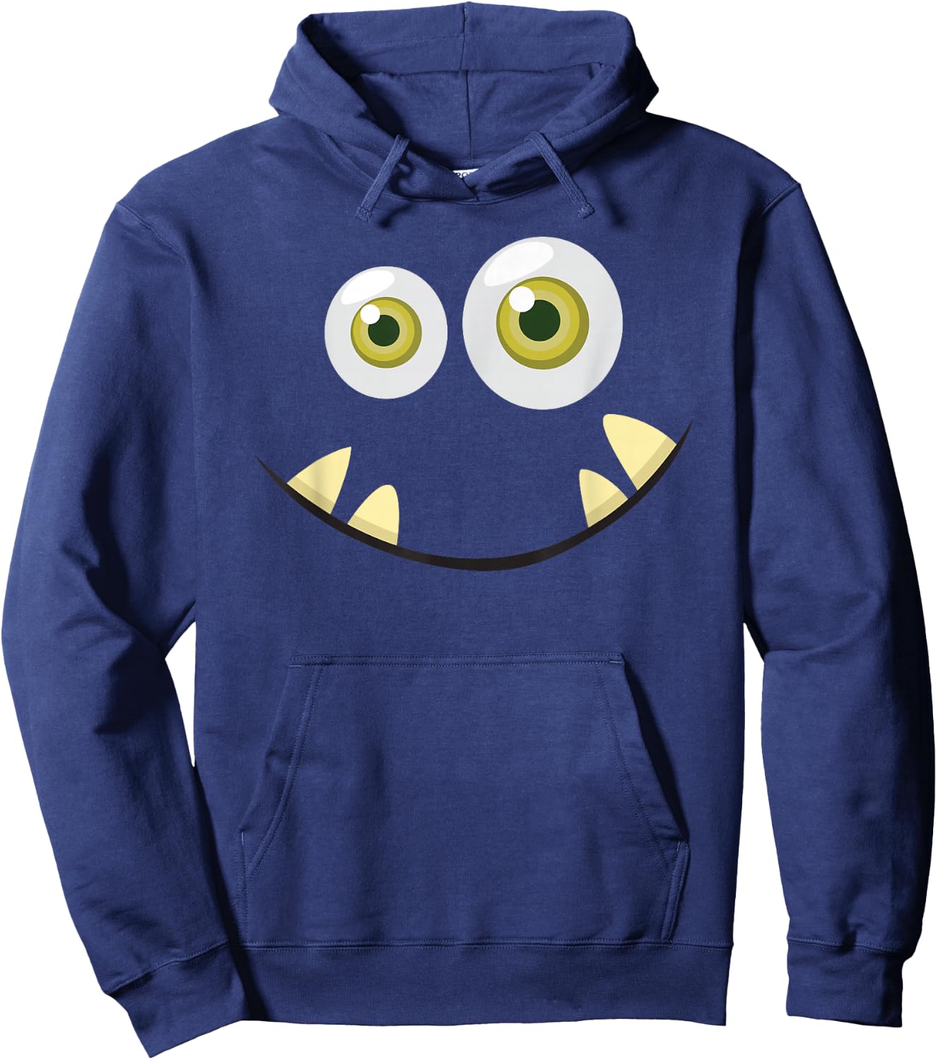 Monster Face Halloween T Shirt Costume Idea Scary Cute Hoodie - Hoodie | Navy