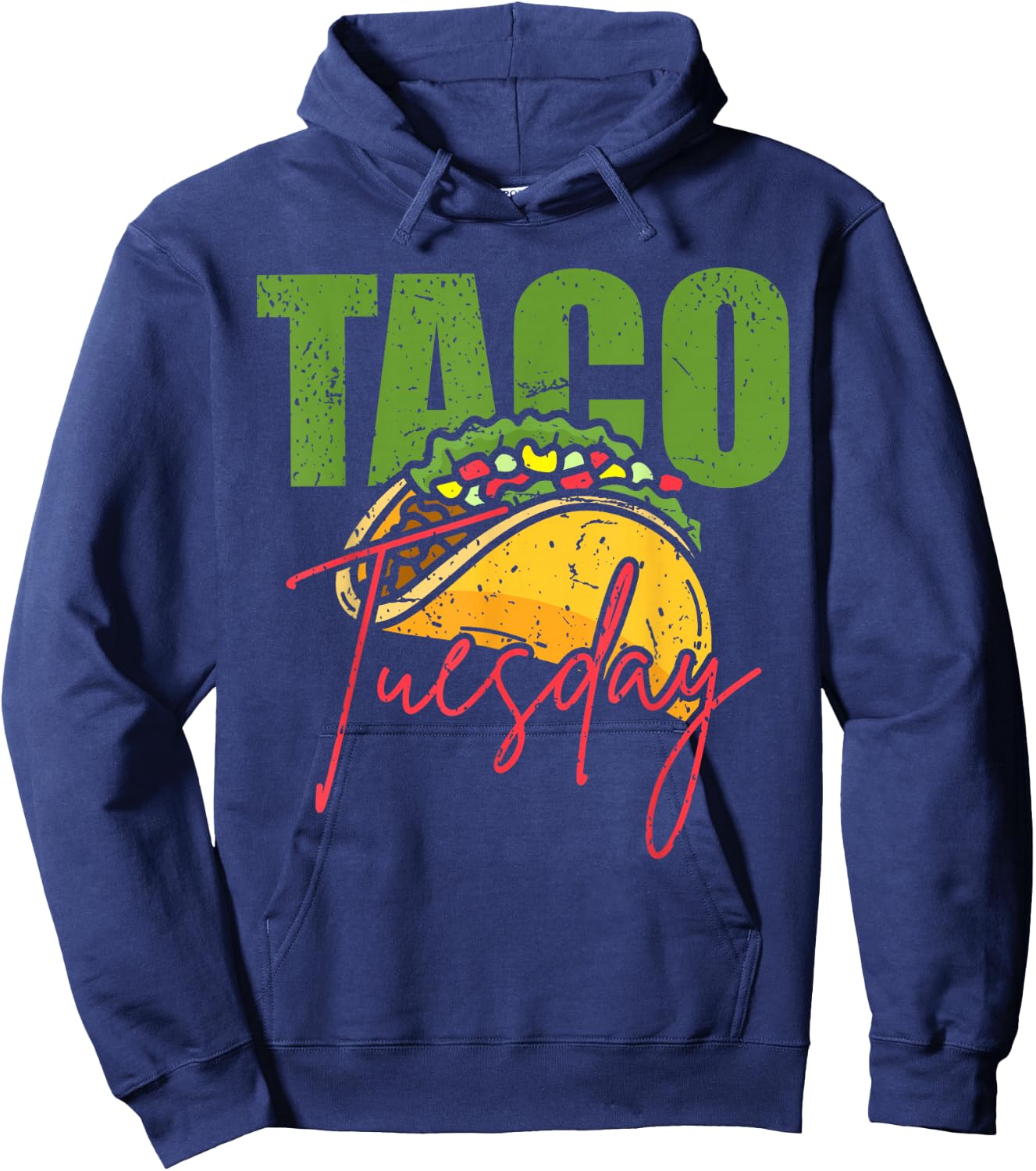 Funny Mexican Taco Lover Taco Tuesday Foodie Mexico Taco Hoodie - Hoodie | Navy