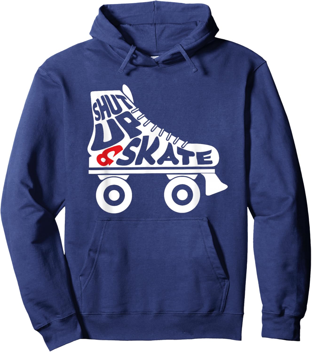 Inline Skater Sk8 Rollerblading Skate Skating Blades Gift Hoodie - Hoodie | Navy