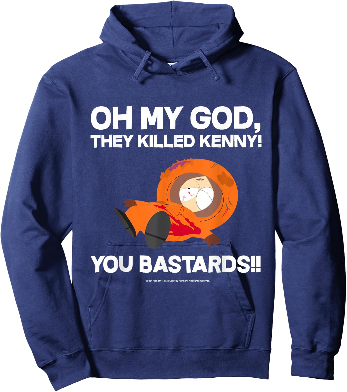 South Park Oh My God They Killed Kenny! Hoodie - Hoodie | Navy