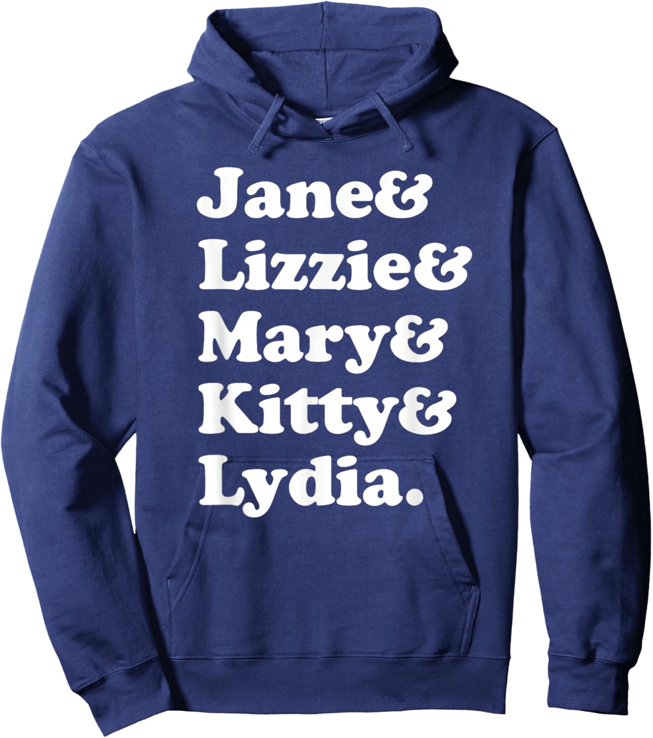 Pride and Prejudice Jane Austen - Bennet Sisters Hoodie - Hoodie | Navy