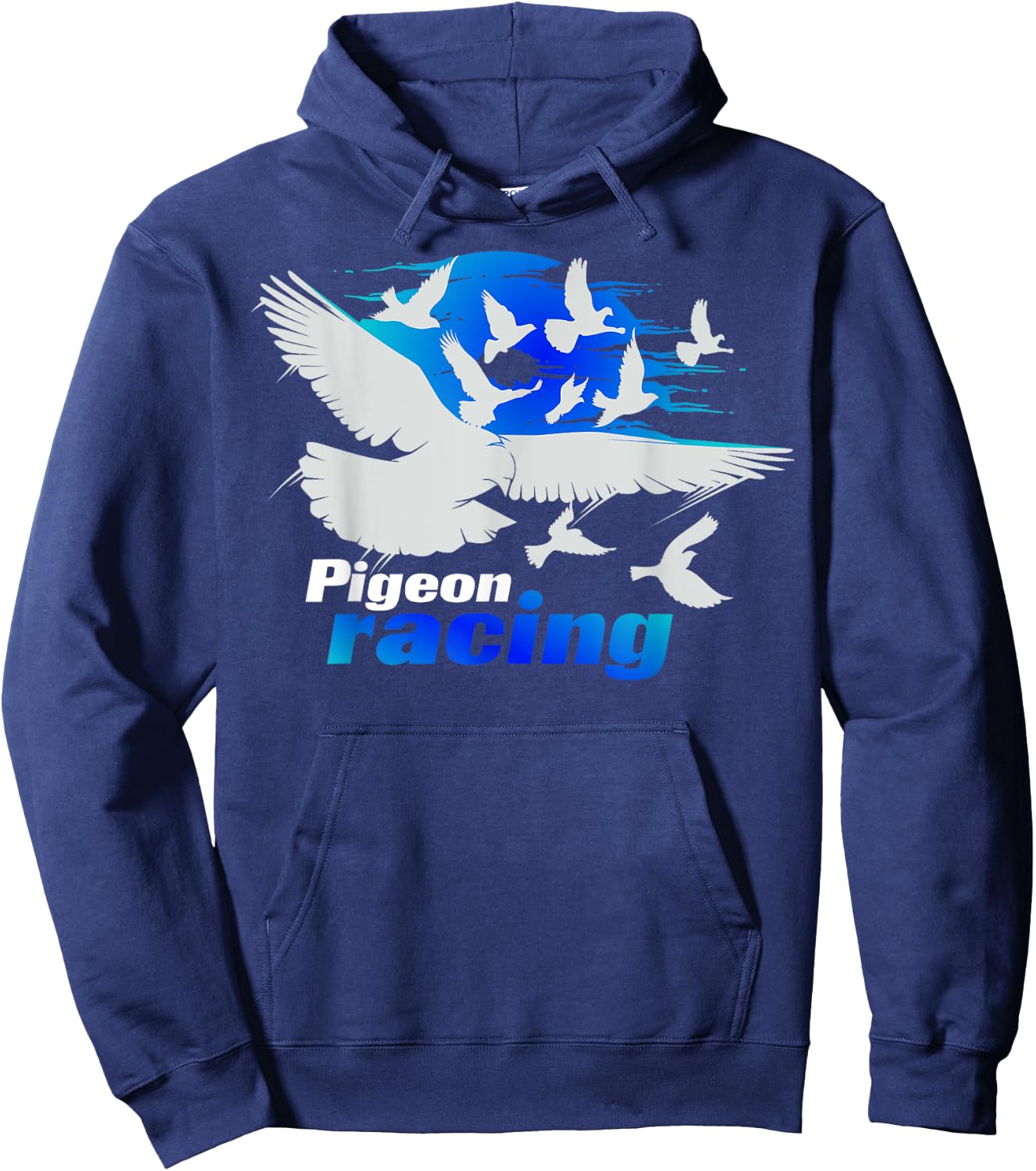Pigeon Racing Shirt | Classic Bird Racers' Gift Hoodie - Hoodie | Navy