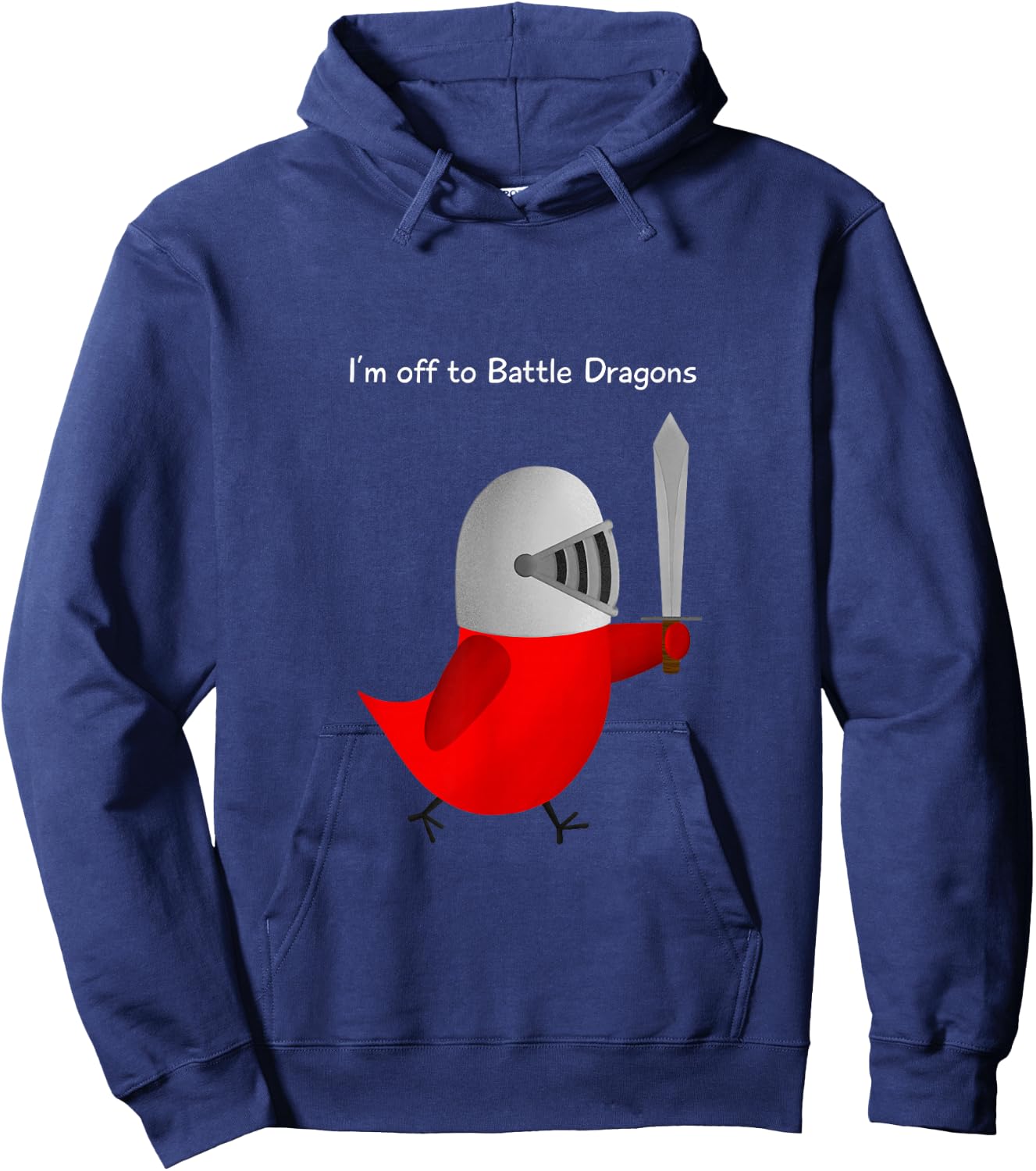 The Official Sammy Bird - I'm off to Battle Dragons Hoodie - Hoodie | Navy