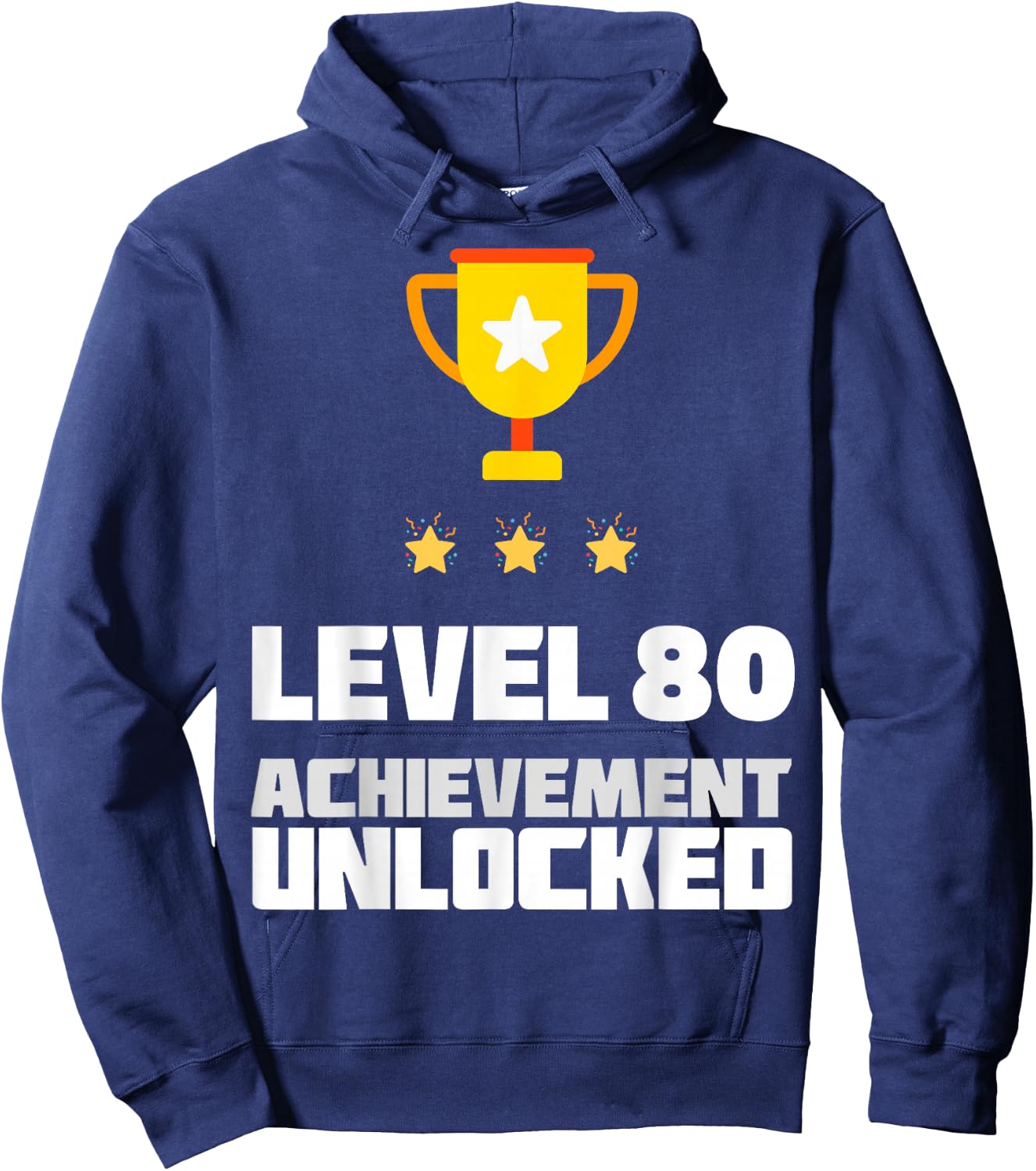 80th Birthday Funny 80 Year Old Birthday Hoodie - Hoodie | Navy