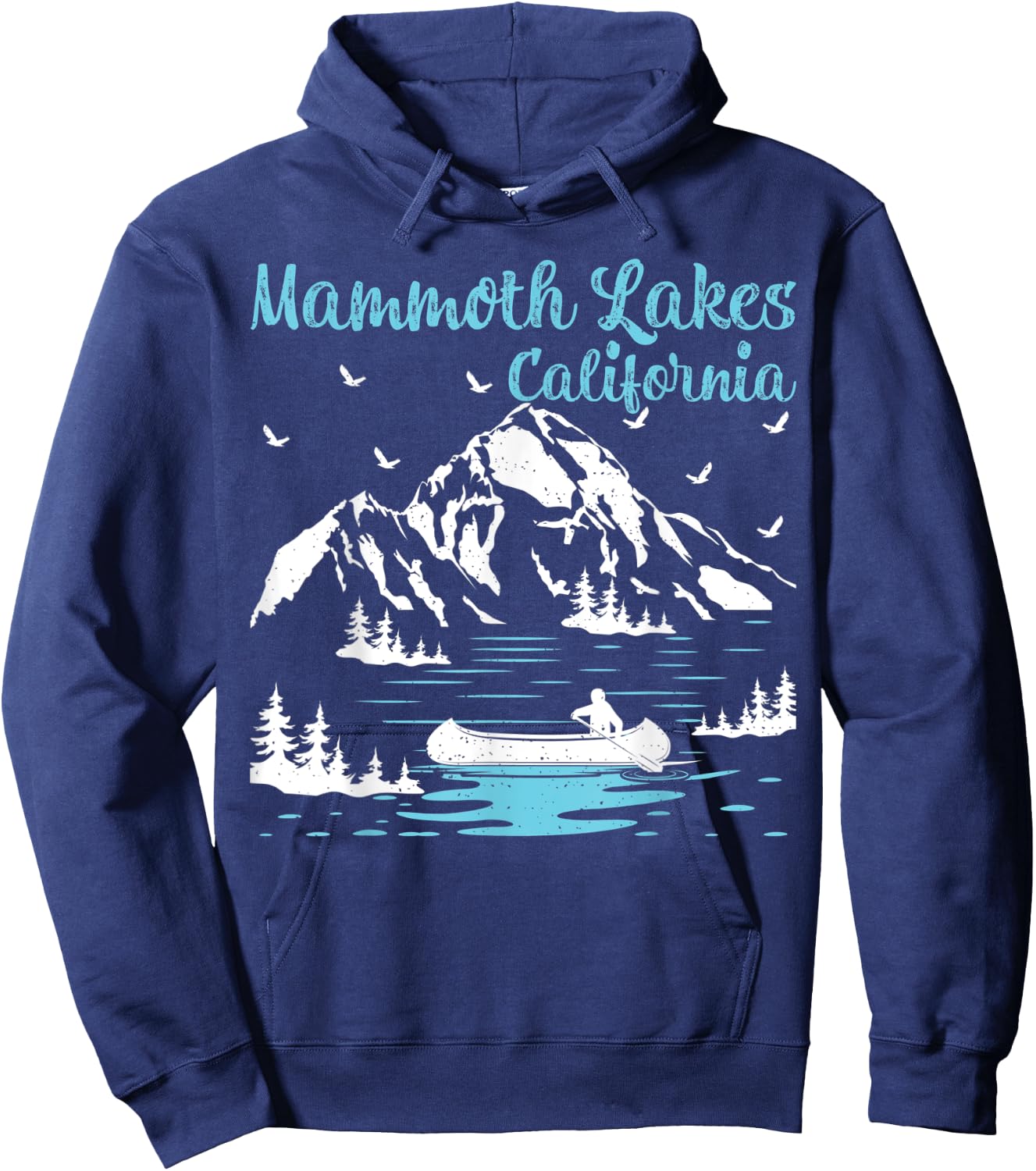 Summer Vacation Retro California Mammoth Lake Men Women Kids Hoodie - Hoodie | Navy
