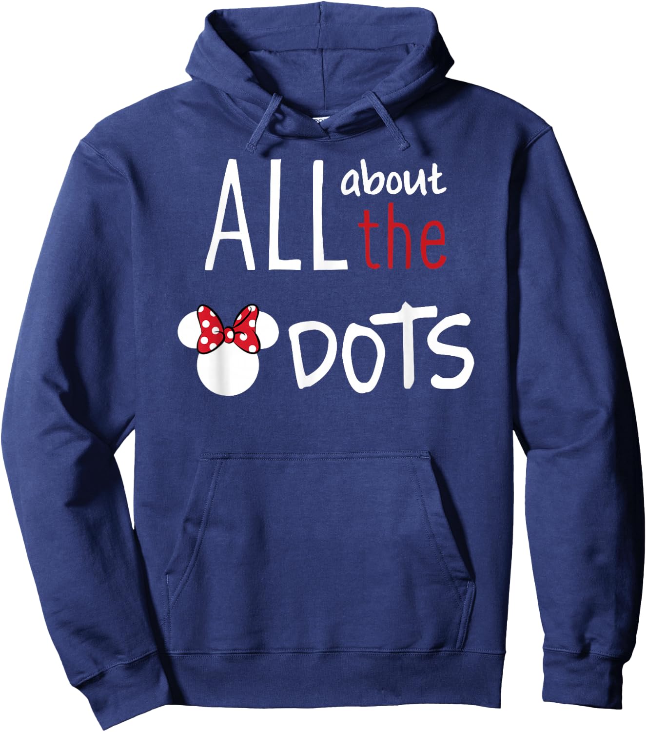 Disney - Minnie Mouse is All about the Dots Hoodie - Hoodie | Navy