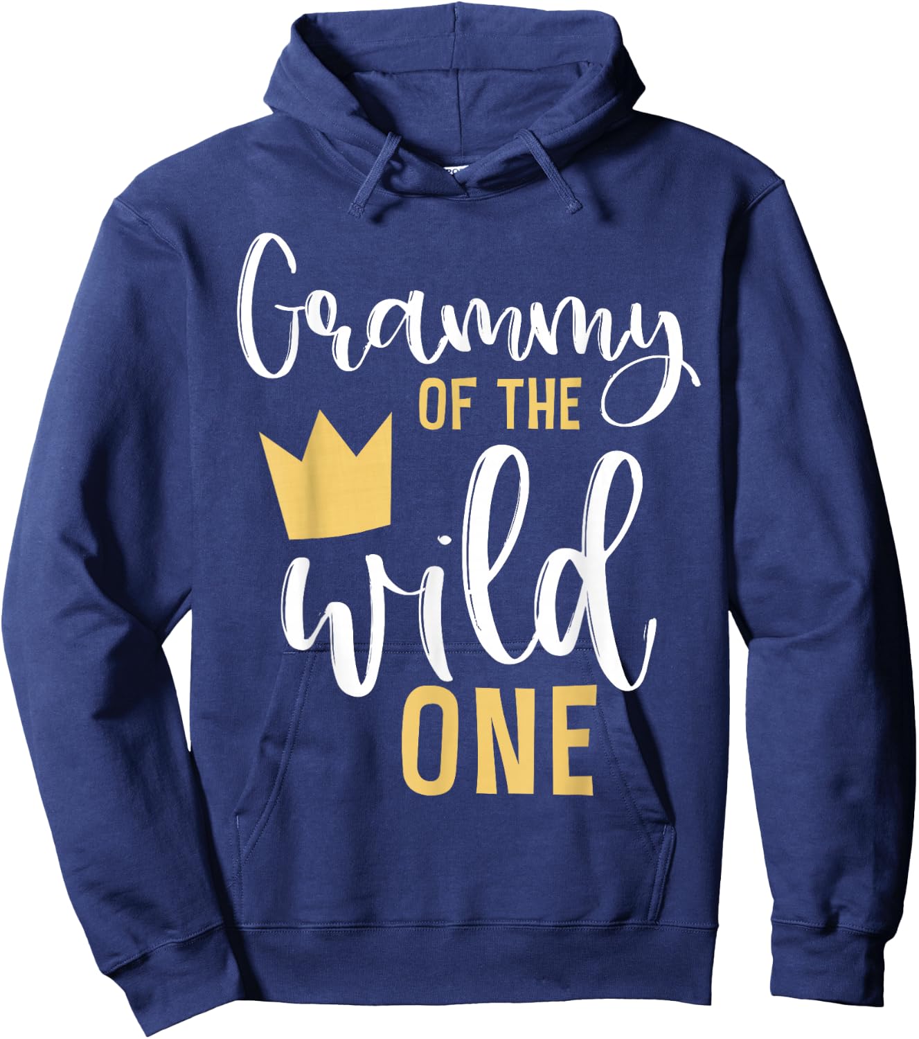 Grammy of the Wild One Matching 1st Birthday First Thing Nan Hoodie - Hoodie | Navy