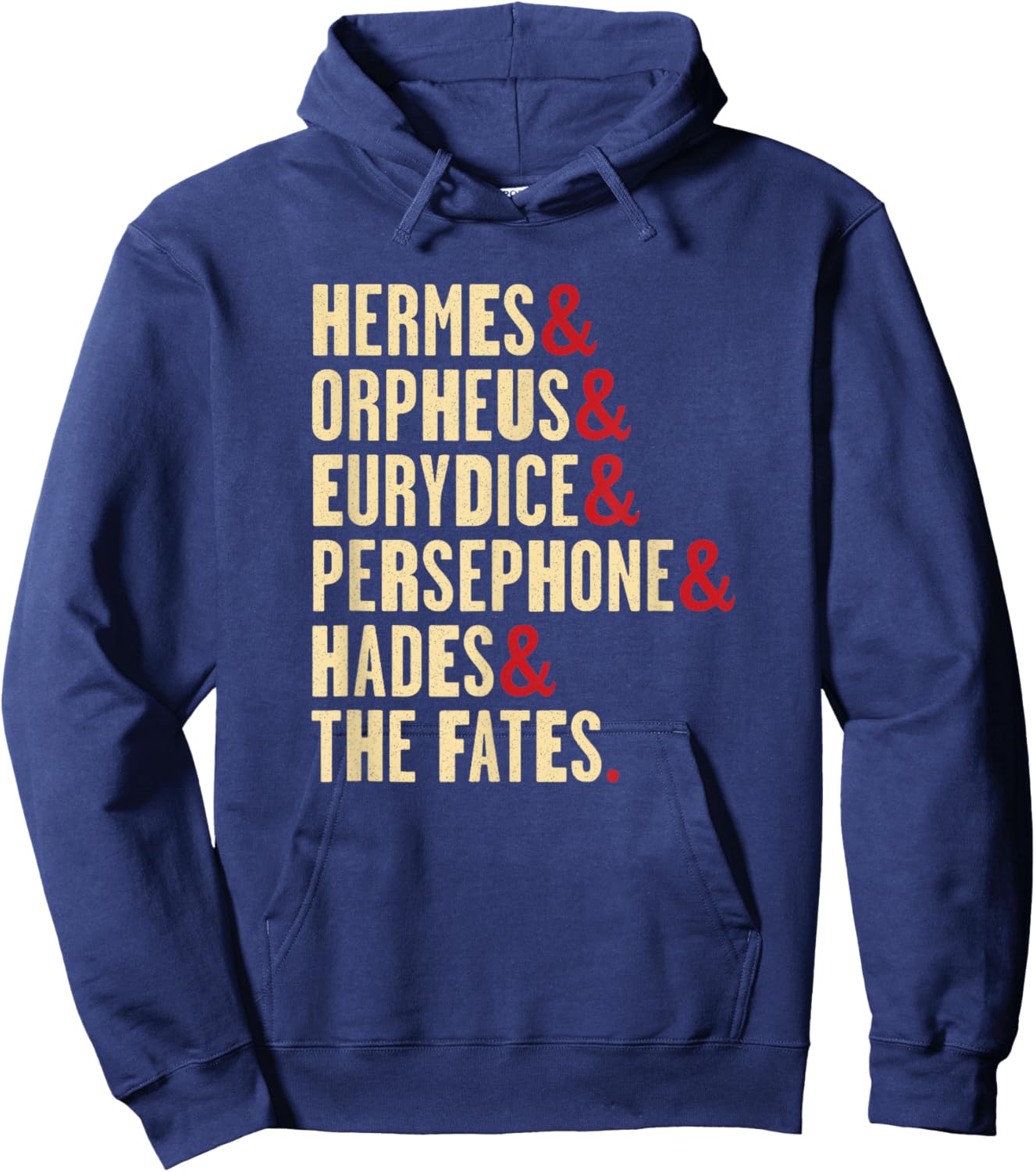 Hades & Persephone & Orpheus & Eurydice - Greek Mythology Hoodie - Hoodie | Navy