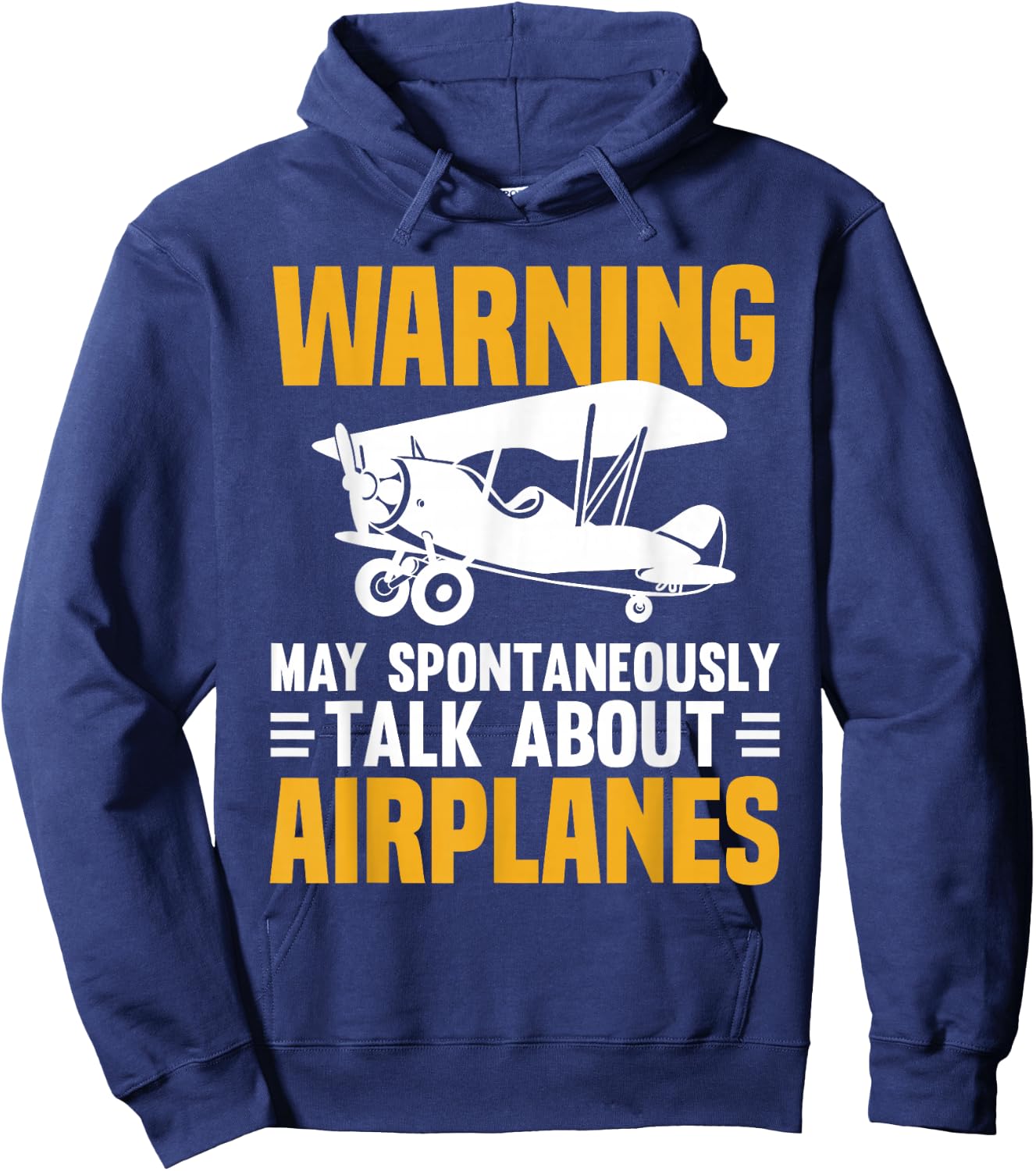 Funny Airplane Novelty Women Plane Aviation Pilot Hoodie - Hoodie | Navy