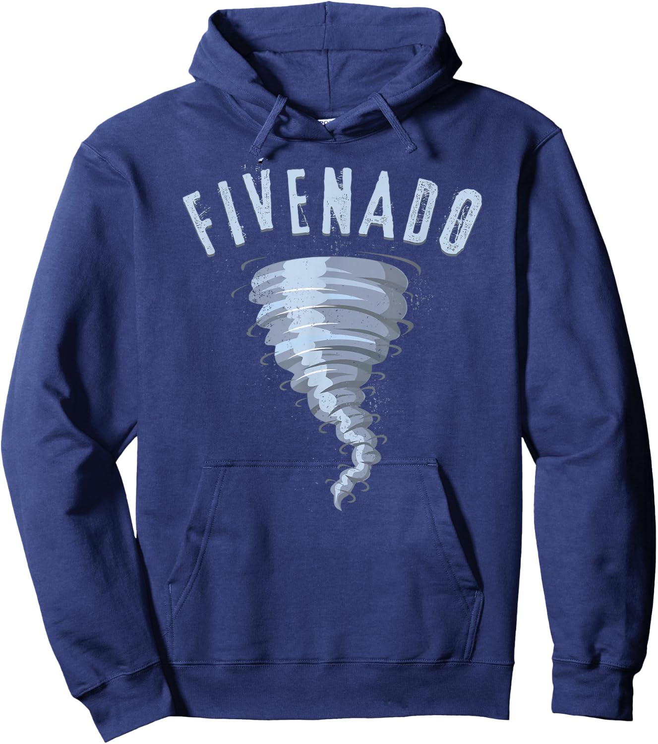 5th Birthday Tornado Shirt, Turning five Fivenado Gift Hoodie - Hoodie | Navy