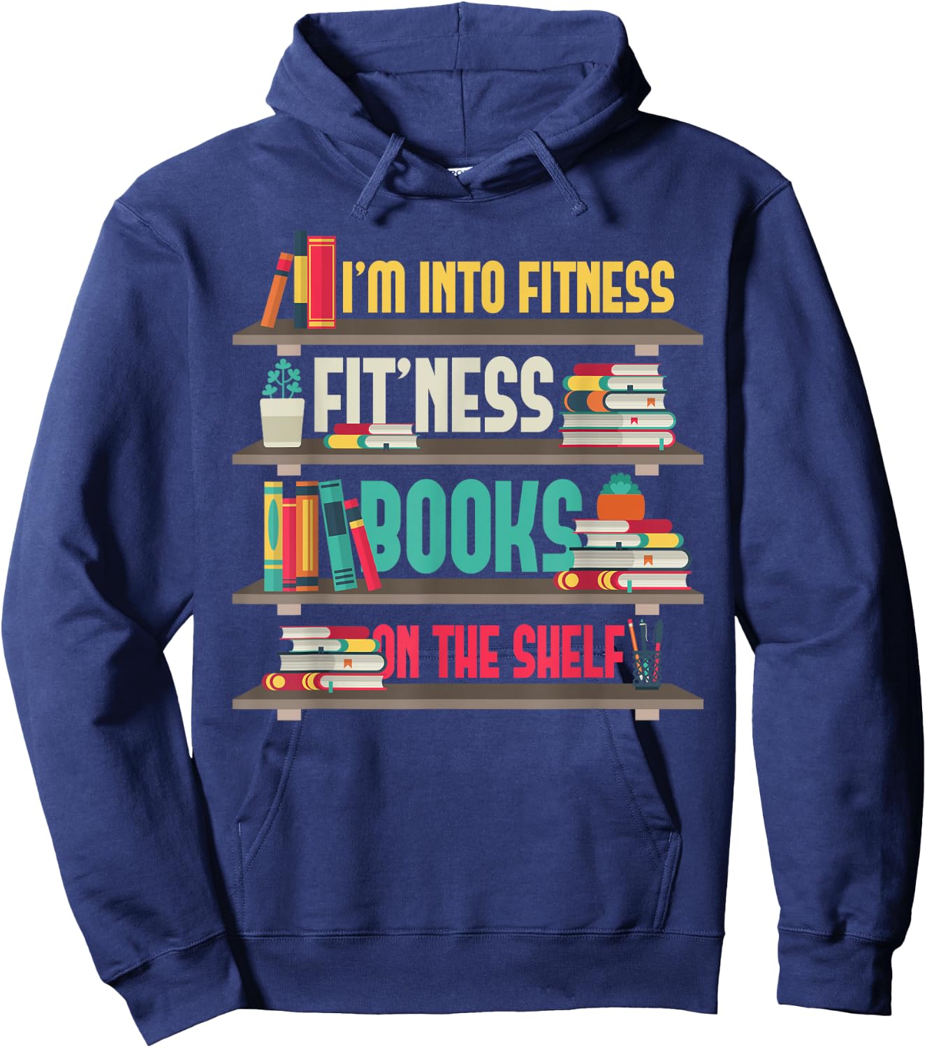 Funny Librarian Teacher Library assistant Hoodie - Hoodie | Navy