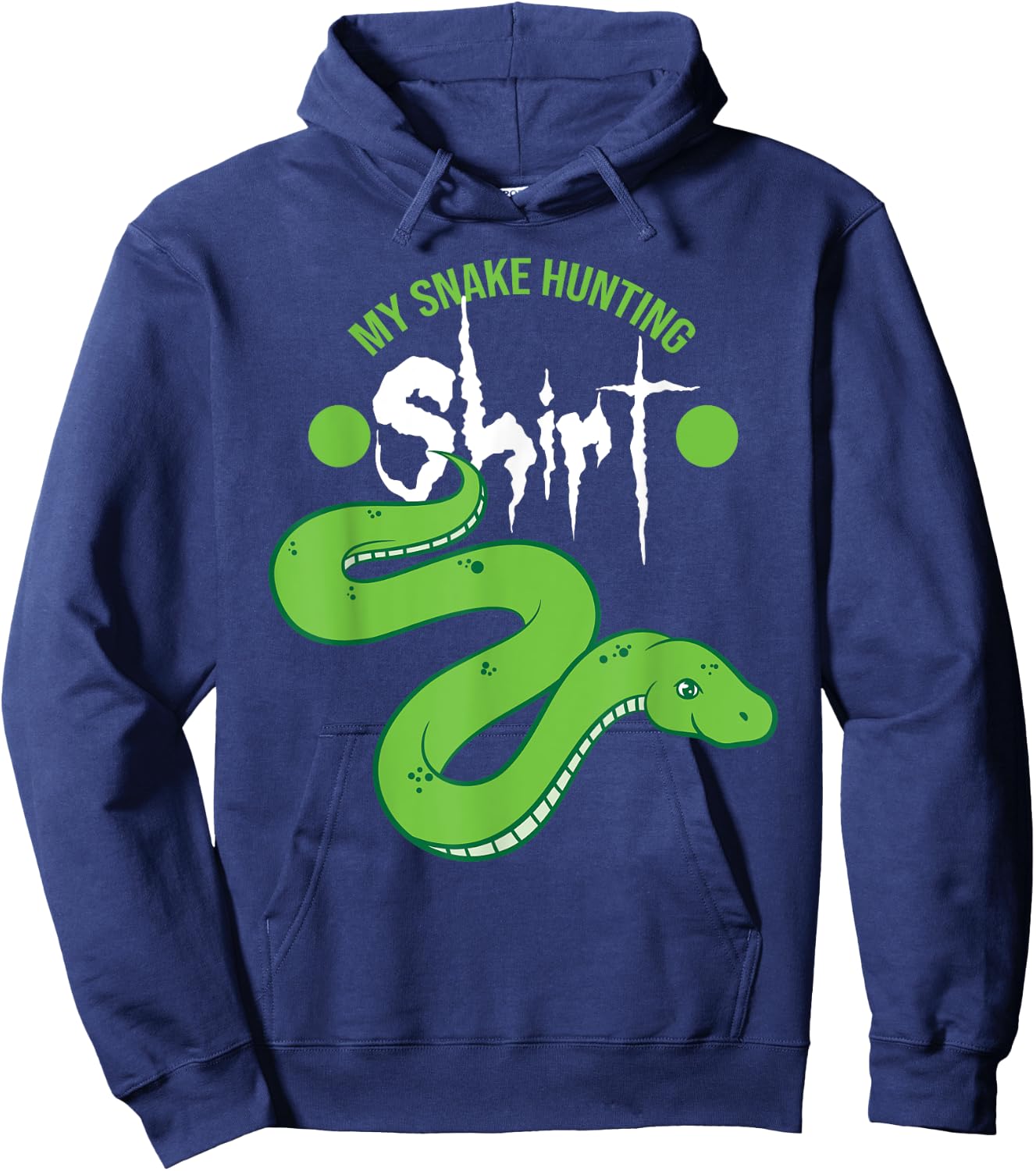 My Snake Hunt Design Snake Lover Hoodie - Hoodie | Navy