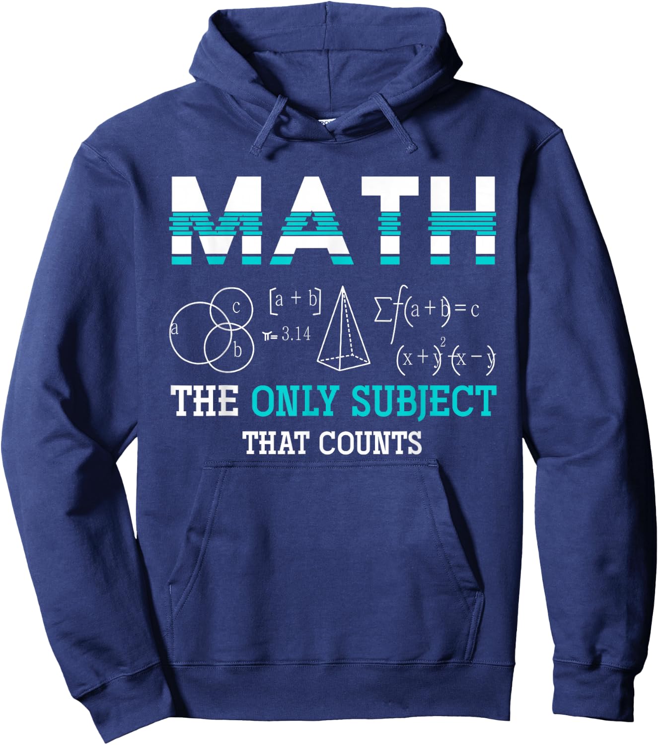 Maths Teacher Maths Nerd Funny Math Hoodie - Hoodie | Navy