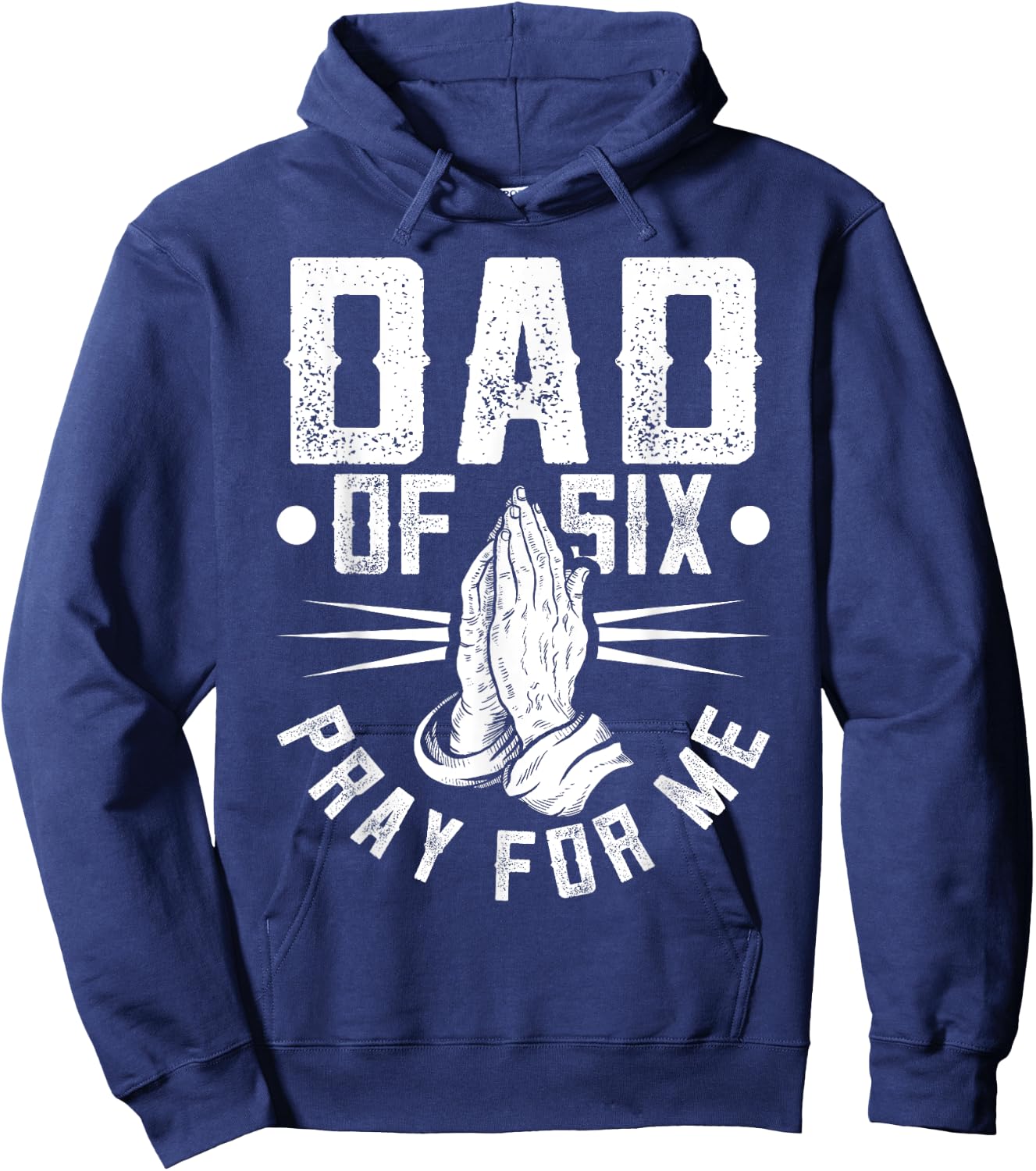 Funny Dad Father's Day Fatherhood Parenting Super Dad Family Hoodie - Hoodie | Navy