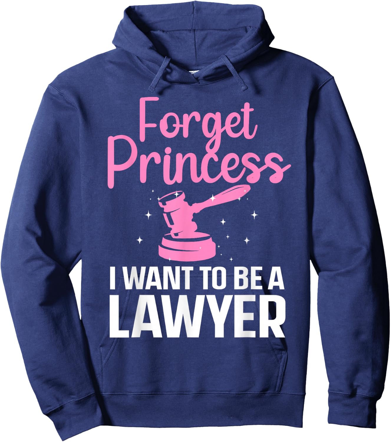 Cute Lawyer Art Women Girls Law School Law Graduate Student Hoodie - Hoodie | Navy