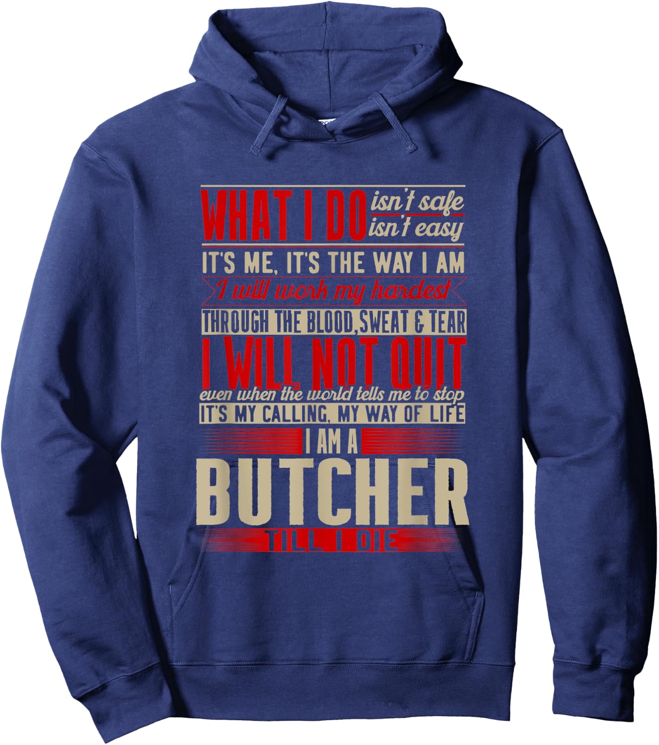 Butcher Hoodie - Hoodie | Navy