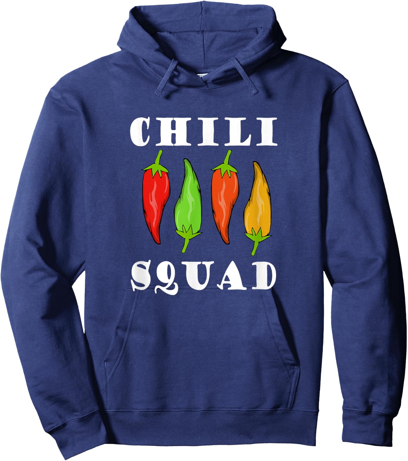 Chili Squad Mexican Food Eating Spicy Food Hoodie - Hoodie | Navy