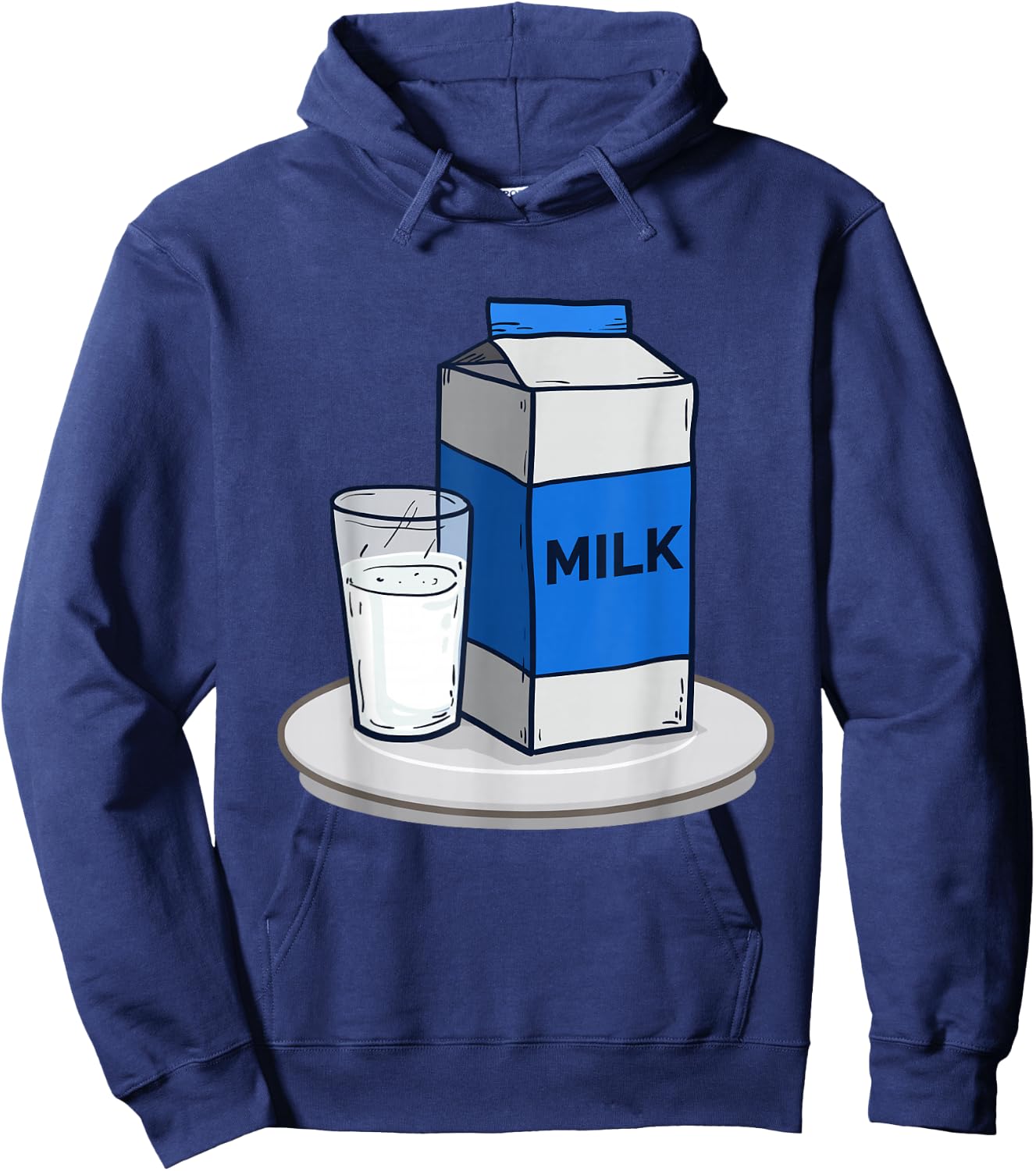 Matching Halloween Outfit Cookies and Milk Costume Hoodie - Hoodie | Navy