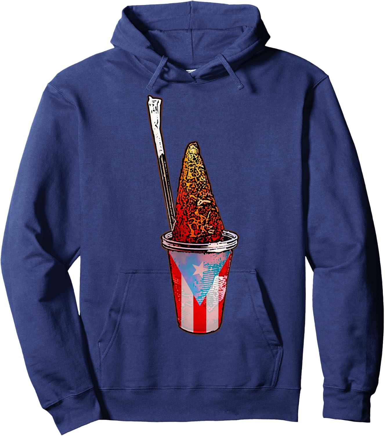 Puerto Rico Piraguas Boricua Culture, PR Flag Gift Hoodie - Hoodie | Navy
