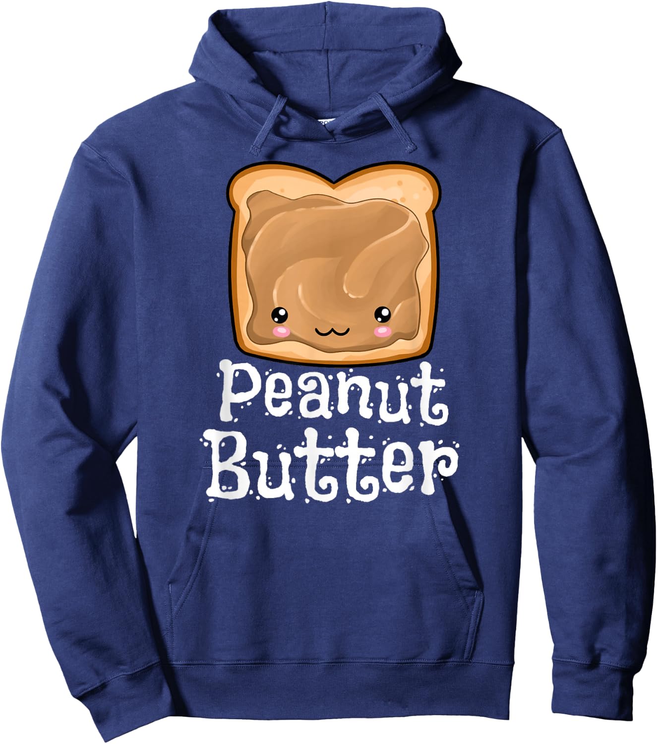 Kawaii Peanut Butter Jelly PB&J Halloween Matching Twins BFF Hoodie - Hoodie | Navy