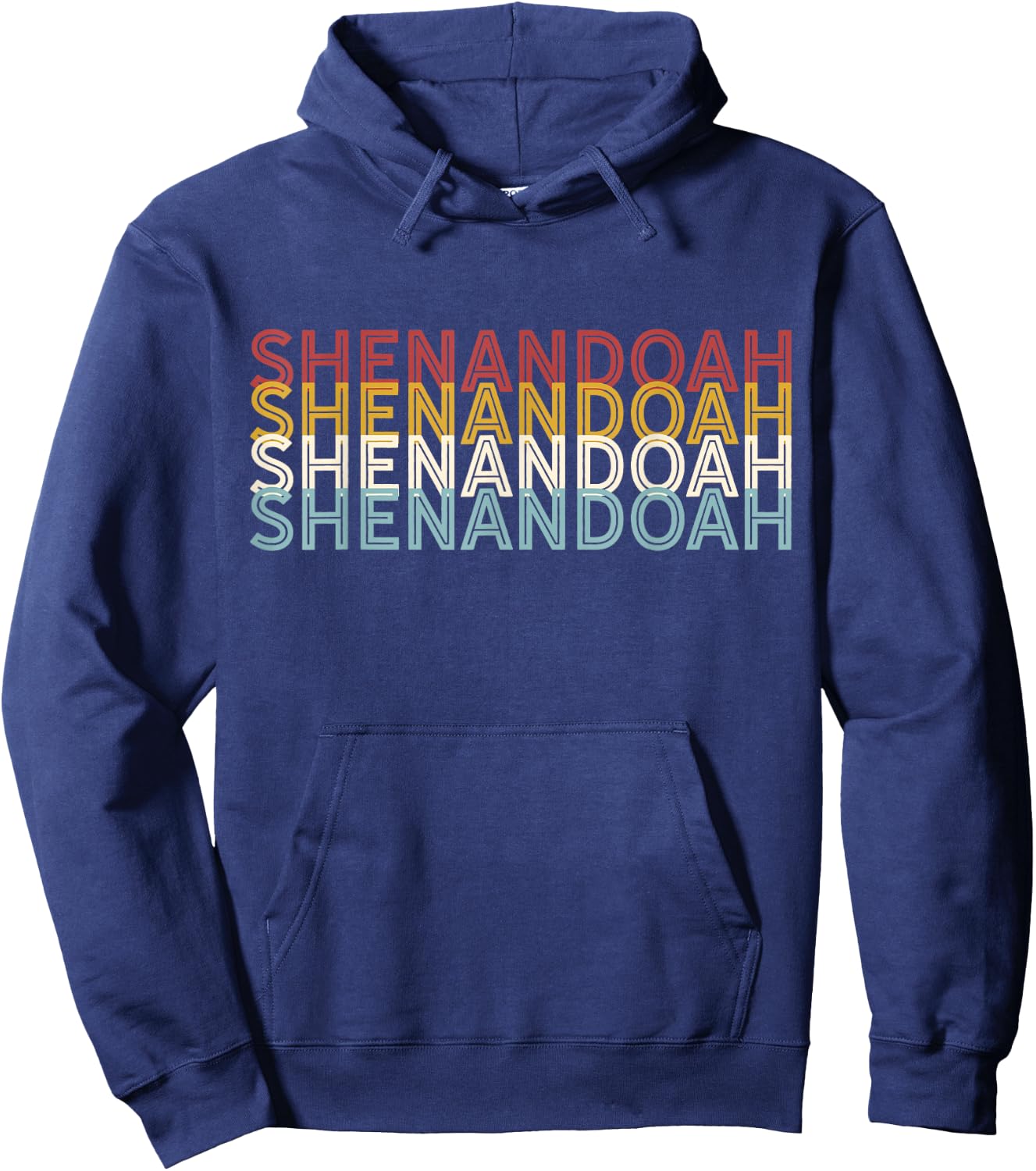 70's USA - Retro Vintage Shenandoah National Park Hoodie - Hoodie | Navy