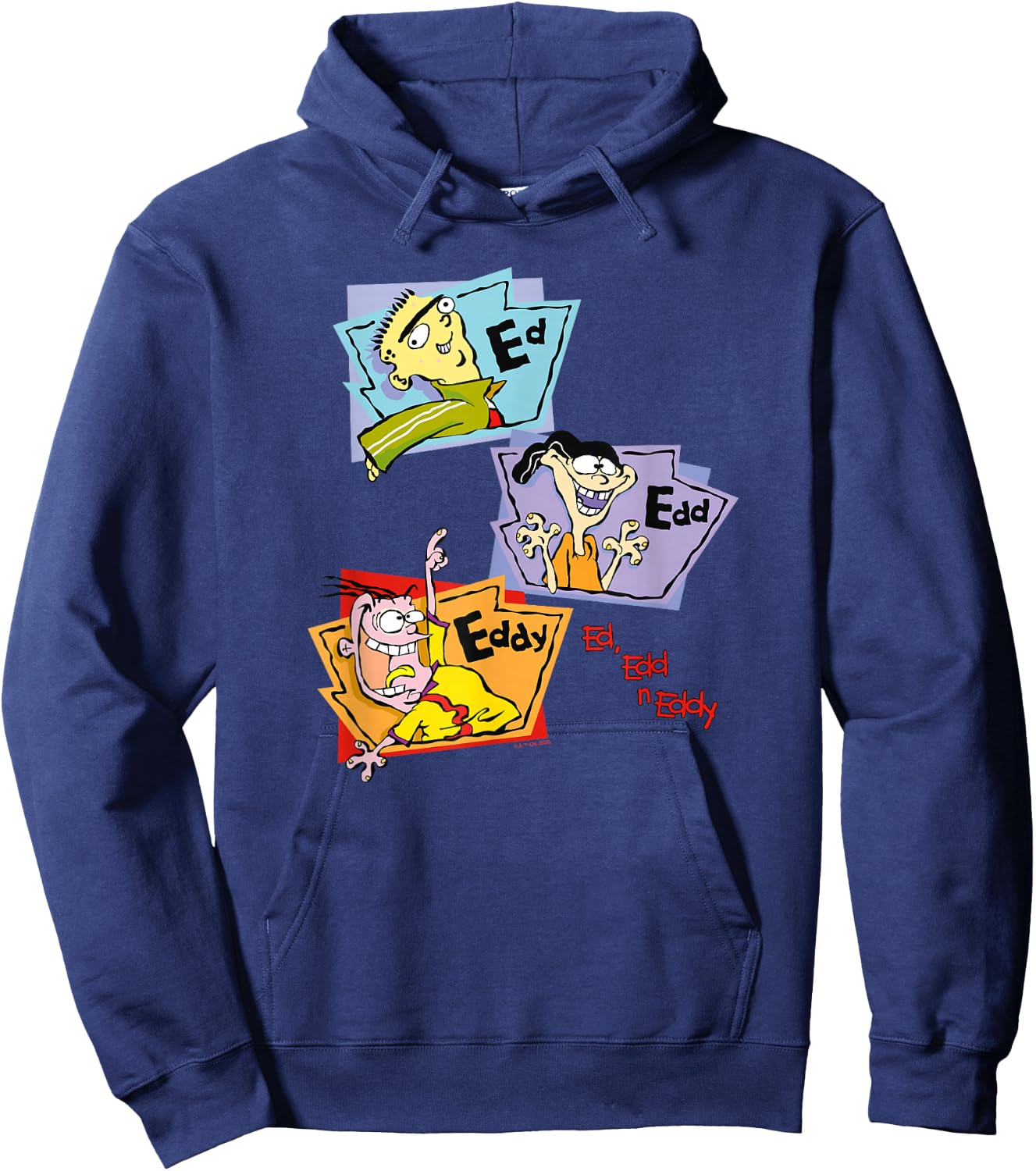 Ed, EDD n Eddy Stacked Group Panels Hoodie - Hoodie | Navy