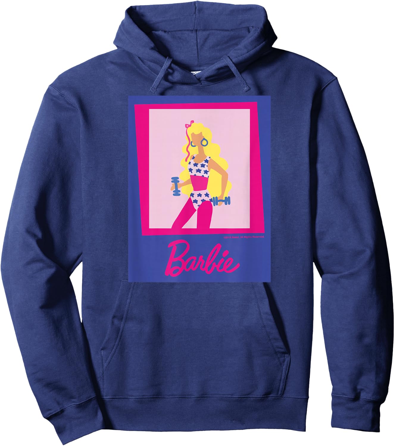 Barbie - Retro Training Pose Hoodie - Hoodie | Navy
