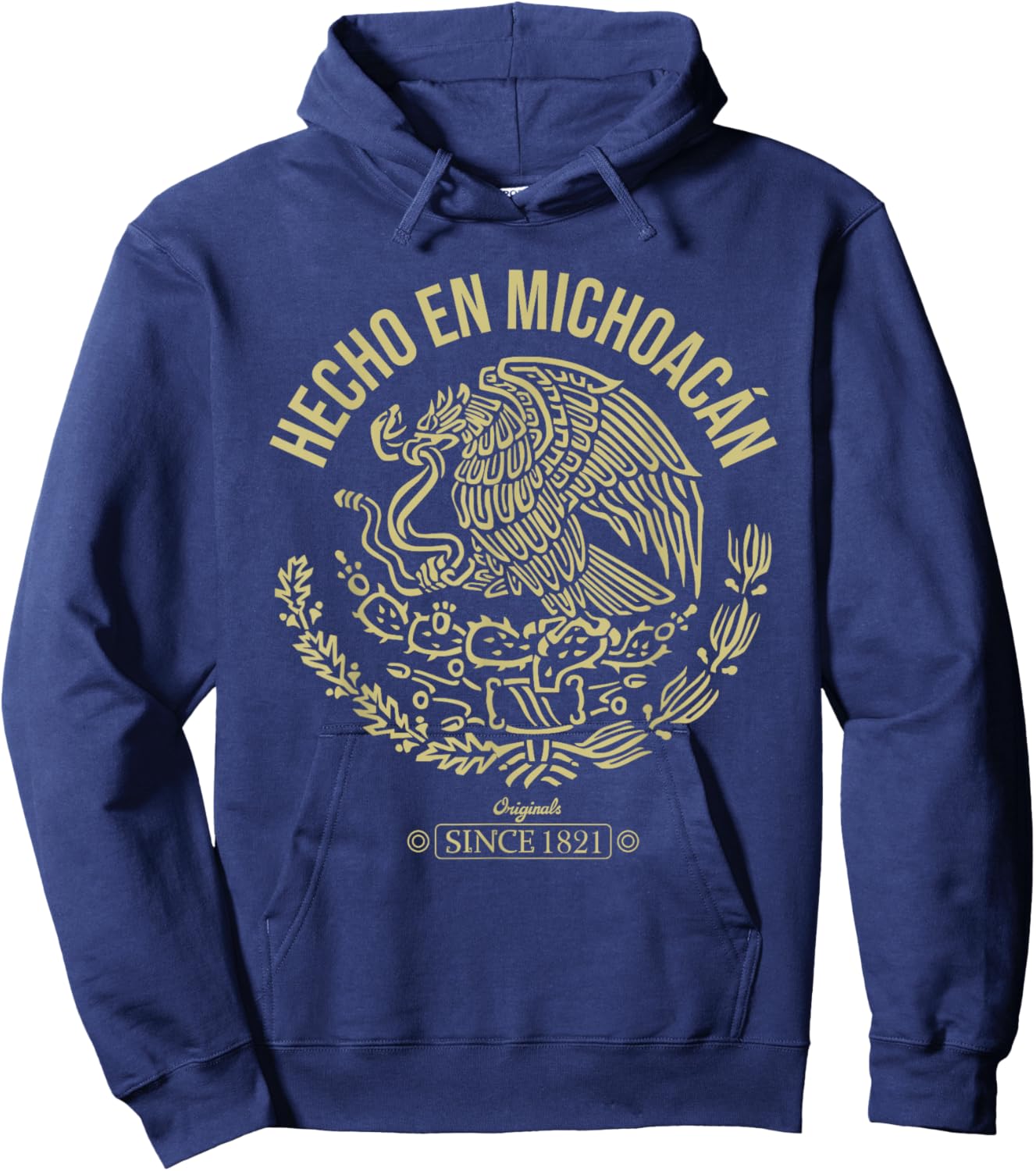 Hecho en Michoacan Shirt, Cinco de Mayo Mexico Mexican Day Hoodie - Hoodie | Navy