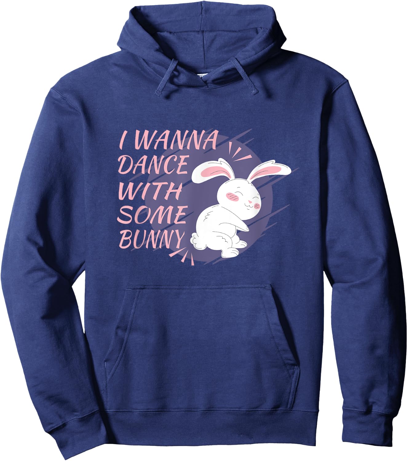 Bunny Wants to Dance Dance Party Dance Partner Dancing Rabbit Hoodie - Hoodie | Navy