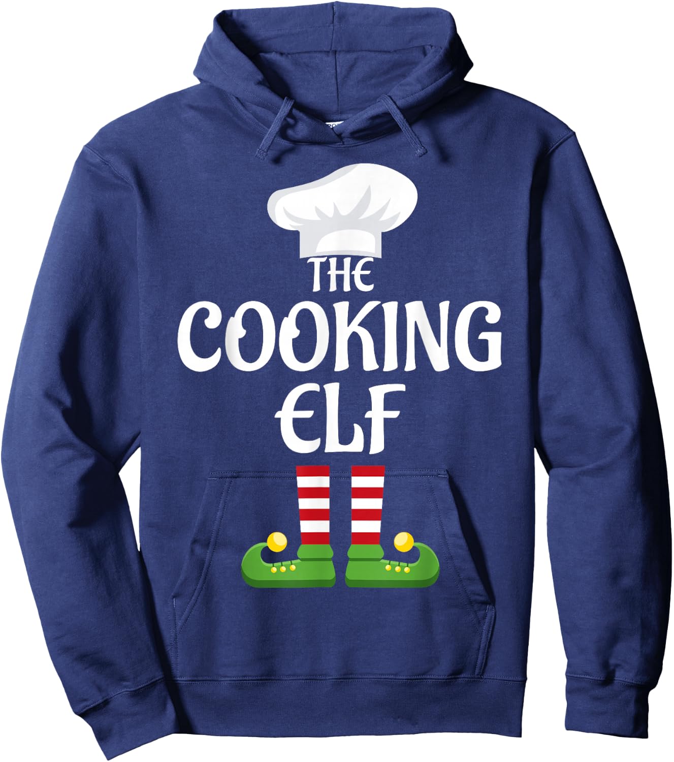 Cooking Elf Family Matching Group Christmas Hoodie - Hoodie | Navy