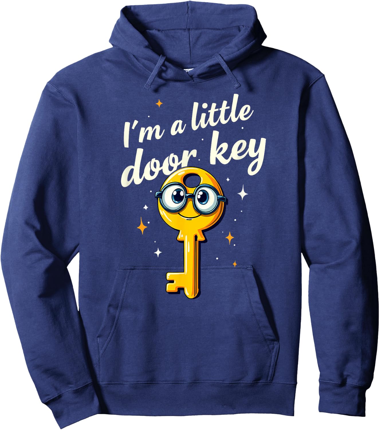 Dad Jokes I'm Little Door Key Hoodie - Hoodie | Navy
