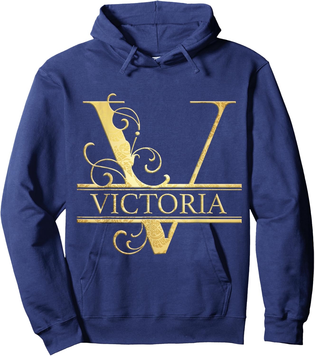 Victoria Name Hoodie - Hoodie | Navy