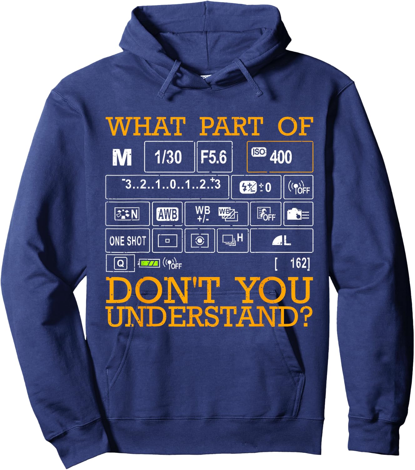 Funny Photography Design Men Women Photographer Instructors Small Hoodie - Hoodie | Navy