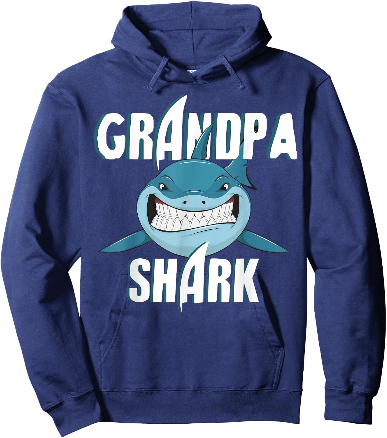 Funny Shark Shirt Deep Sea Ocean Life Grandpa Gift Hoodie - Hoodie | Navy