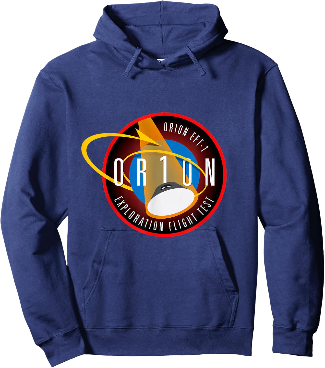 Orion ETF 1 Insignia Crew Spacecraft Patch Hoodie - Hoodie | Navy