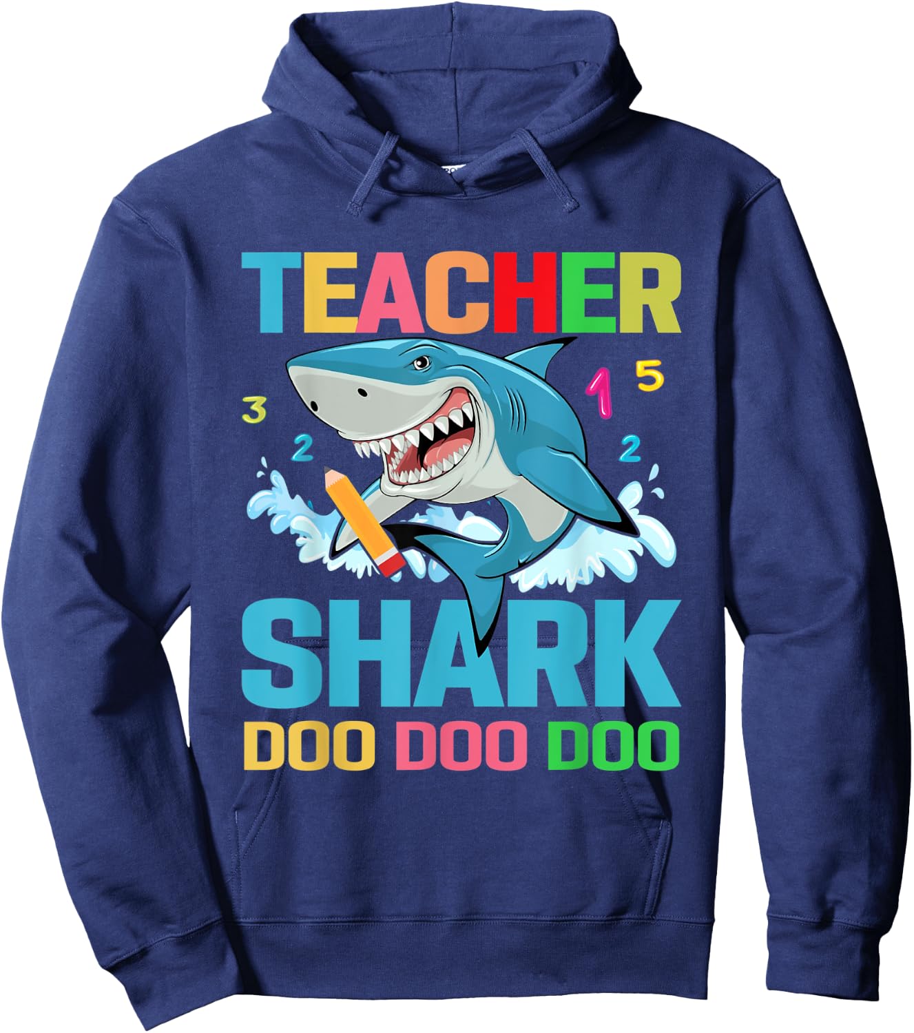 Teacher Shark Hoodie - Hoodie | Navy
