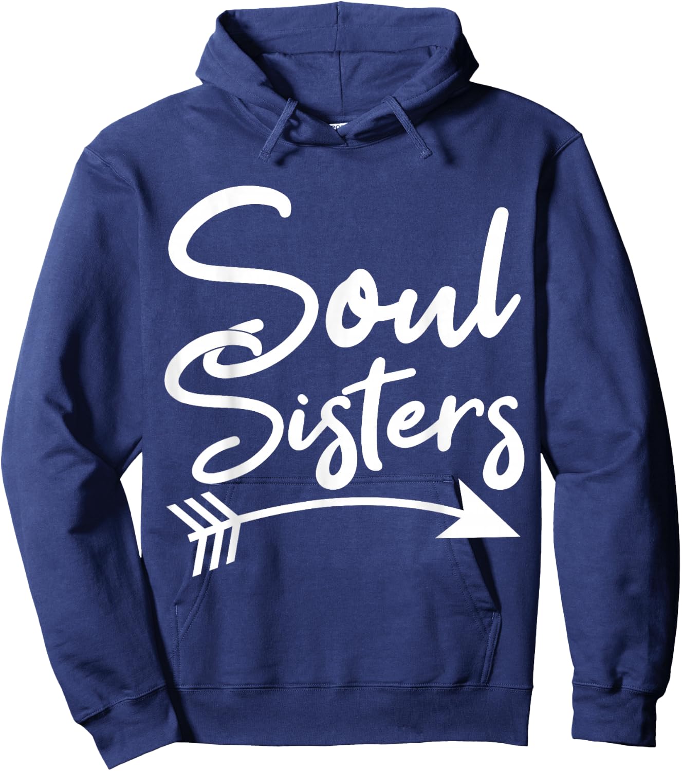 Soul Sisters Best Friend Friendship Sayings BFF Hoodie - Hoodie | Navy