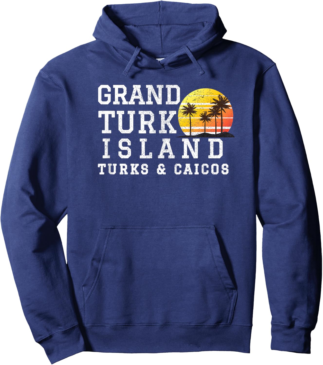 Grand Turk Island Turks and Caicos Matching Family Vacation Hoodie - Hoodie | Navy