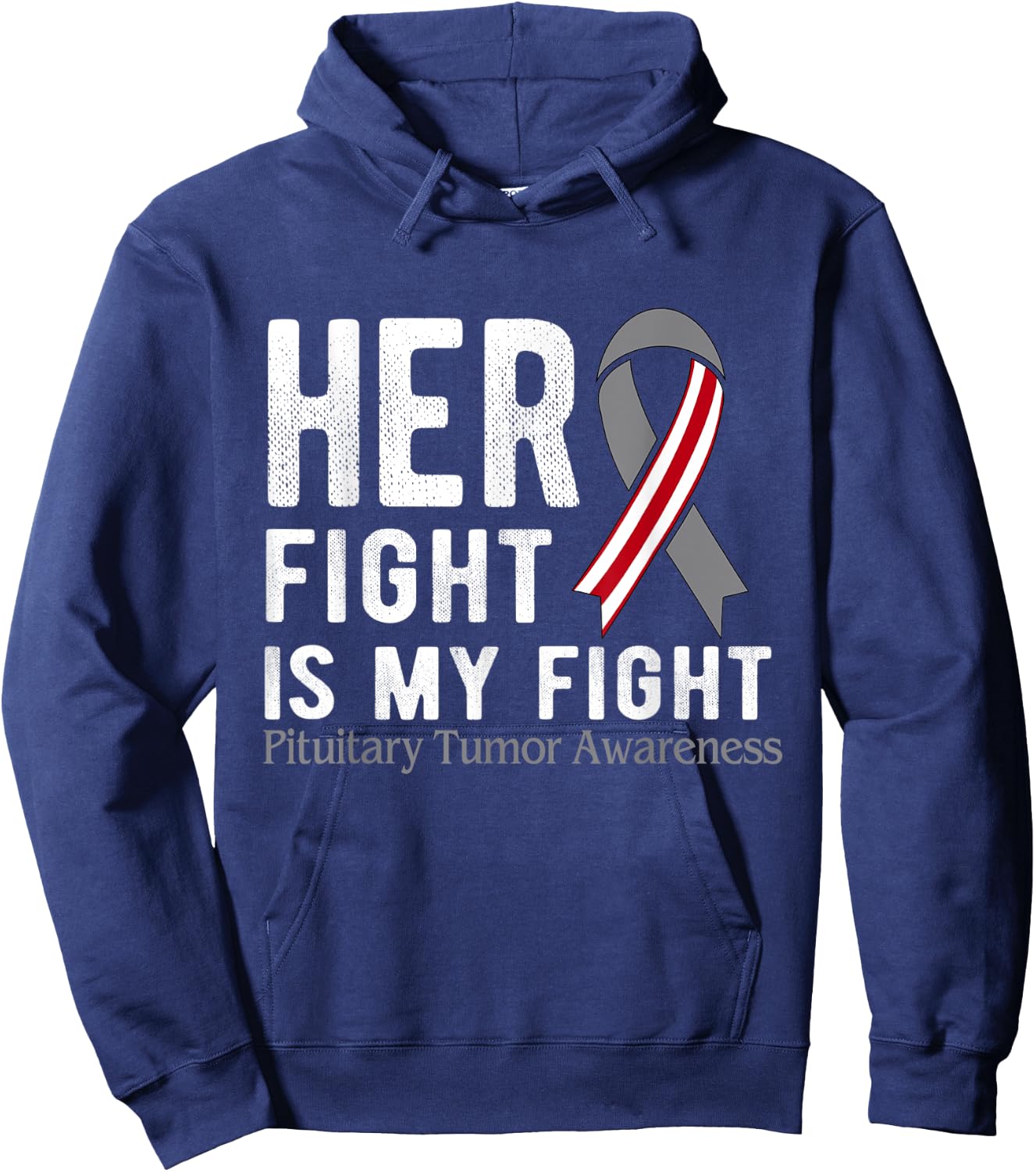 Her fight is my fight Pituitary Tumor Hoodie - Hoodie | Navy