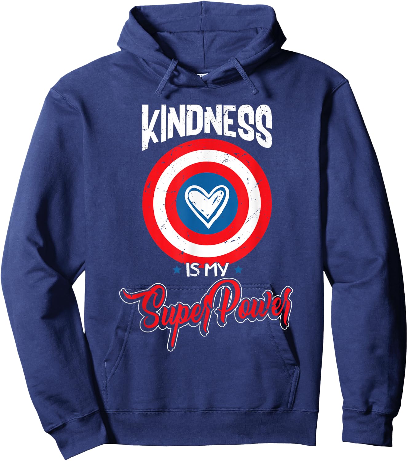 Anti Bullying - Kindness is My Superpower Hoodie - Hoodie | Navy