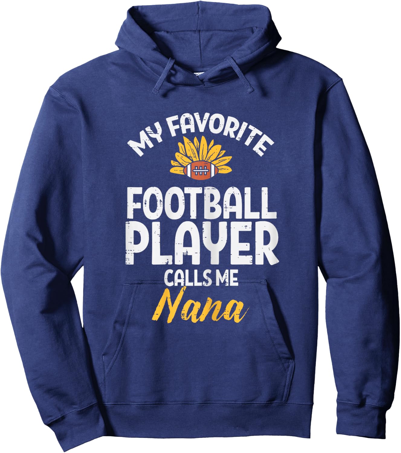 Favorite American Football Player Nana Grandma Mimi Women Hoodie - Hoodie | Navy