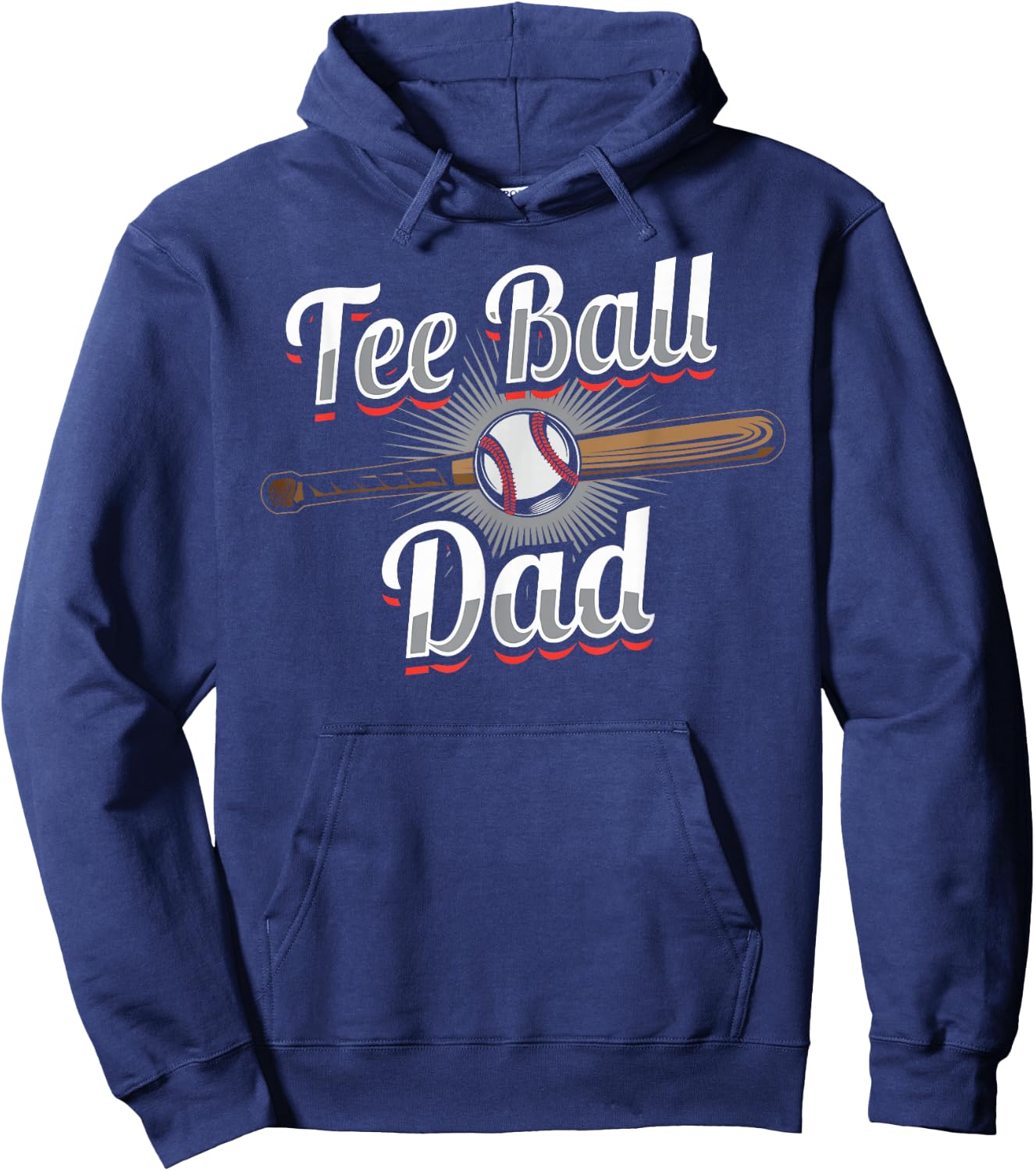 Ball Dad Baseball T-Ball Player Hoodie - Hoodie | Navy